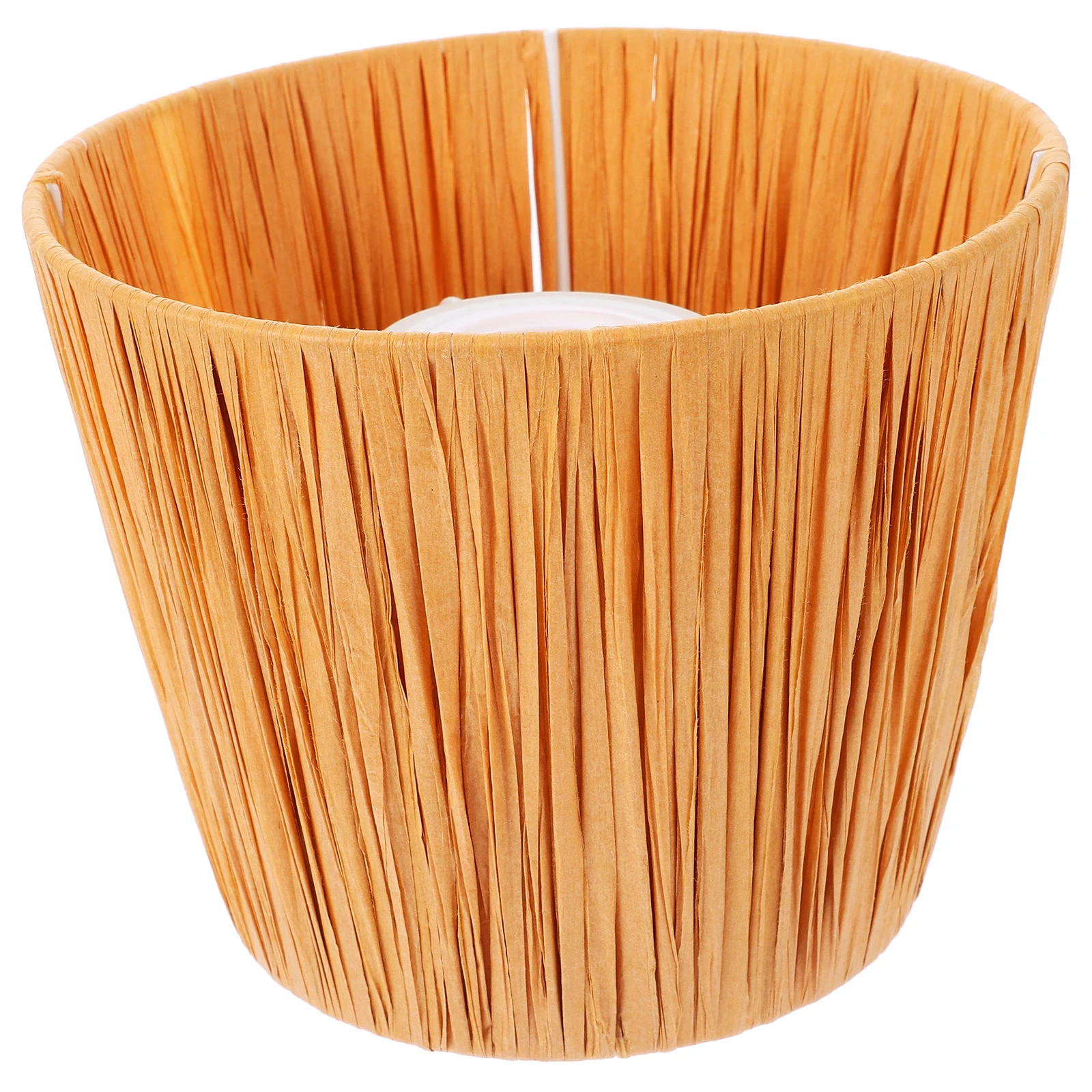 

2Pcs Woven Lampshade Paper Rope Hanging Light Cover Home Light Cover Decorative Ceiling Pendant Shade