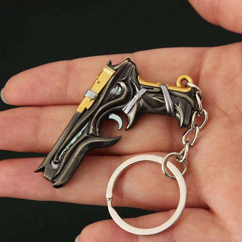 5cm Valorant Fearless Contract Game Surrounding Mini Toy Keychain Pendant Charm Binding Wrath Pistol Binding Magic Weapon