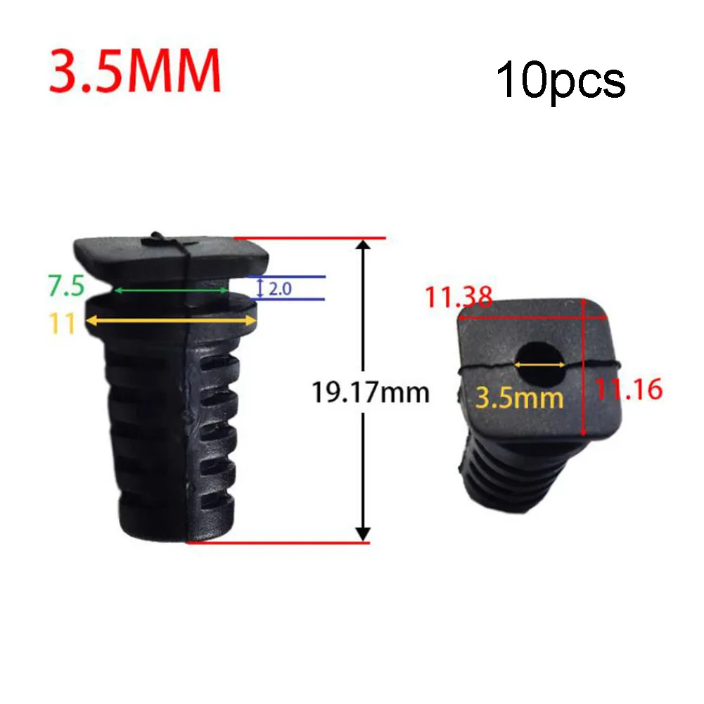 Wire Cover Cable Casing 3.3MM 3.5MM 4.2MM Gland Connector Household Appliances Relief Cord Rubber Strain 2.8MM