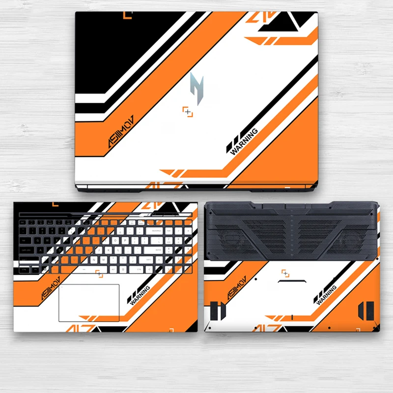 Custom Skin Cover for Acer Gaming Nitro V15 ANV15-51/ANV15-41 Nitro V16 SH16-71/72/73/74 Anti-scratches Protective Film