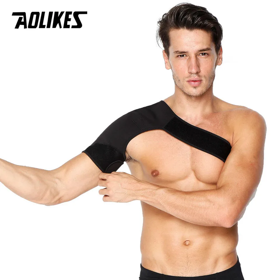 AOLIKES 1PCS Shoulder Support Brace Shoulder Injury Posture Corrector Fitness Sport Health Care Protector