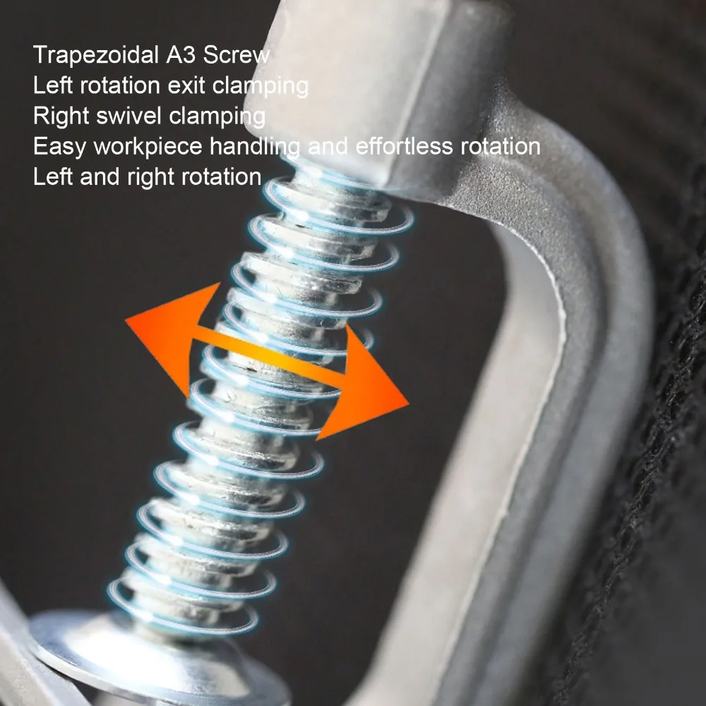 10-180 °   قابل للتعديل قابل للتعديل أنبوب المشبك سوينغ الفك مقبض مزدوج الزاوية اليمنى الزاوية المشبك سريعة سبائك الألومنيوم مشبك أنابيب