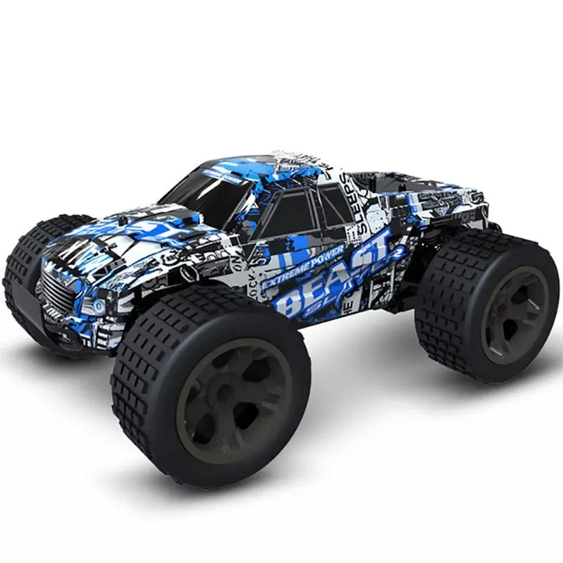 

QJ New RC Car 2.4G 4CH Rock Car Driving Big Car Remote Control Car Model Off-road Vehicle Toy Wltoys RC Car Drift