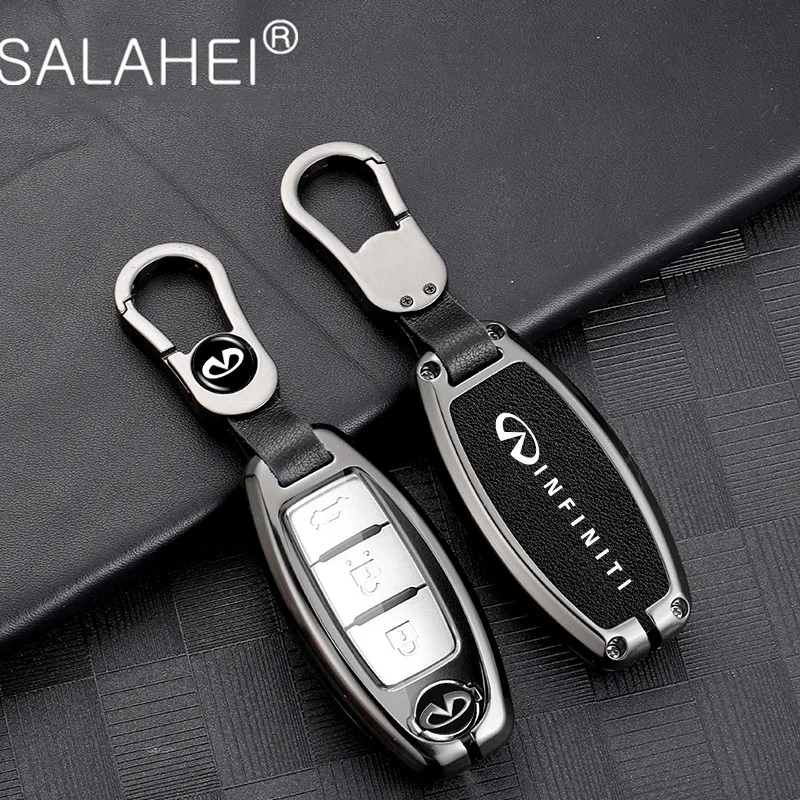 Car Key Fob Case Cover For Infiniti G25 G35 G37 Q40 Q50 Q60 Q70 Q80 QX50 QX56 QX60 QX70 QX80 EX35 FX35 FX45 M35 M37 M45 M56 JX35 view 4