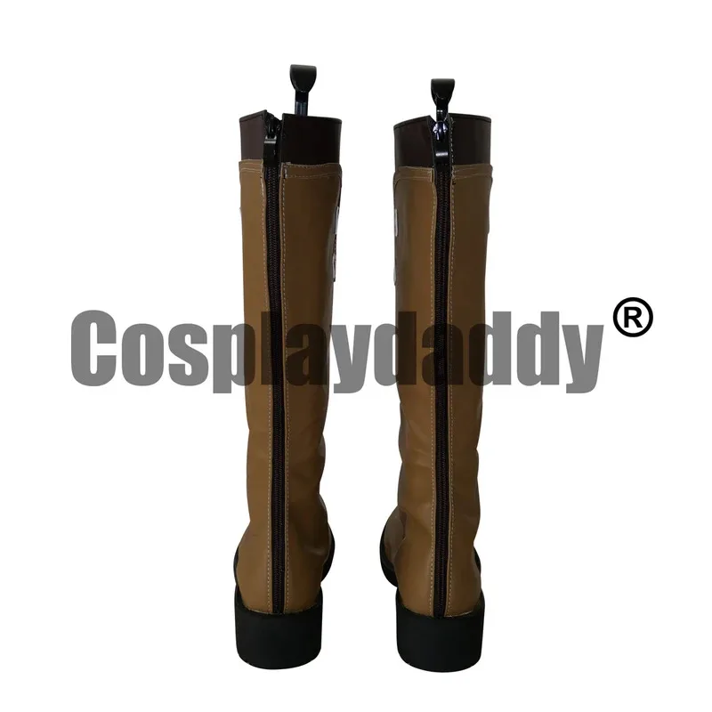 Anime Rudy Rudeus Greyrat Cosplay zapatos Anime S2C2 botas marrones