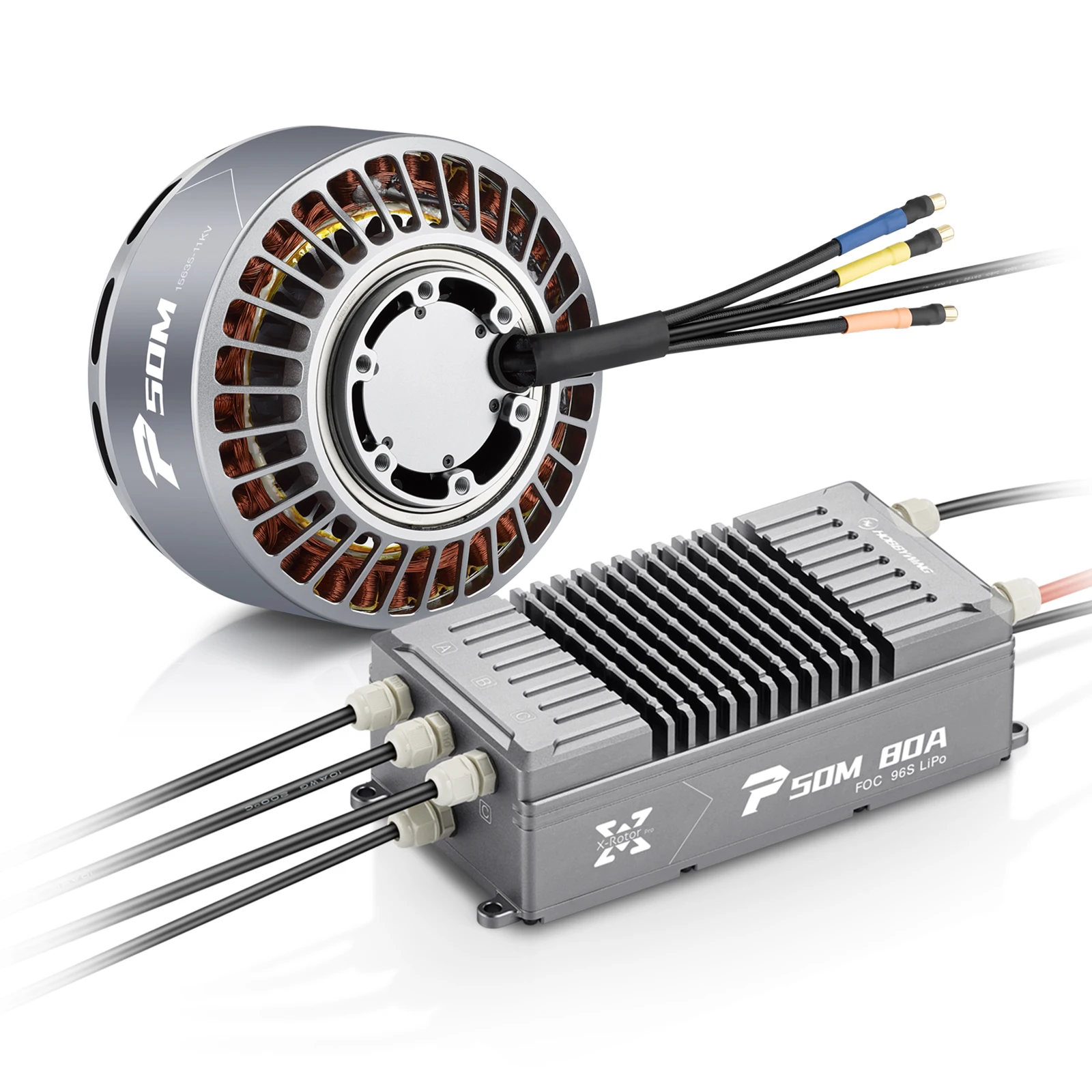 Heavy Lift Drone Diy Parts 400V High Voltage P50M Large Drone Accessories Power System Brushless Motor for Big Drone