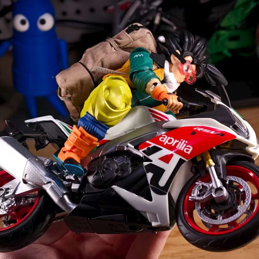 Dragon Ball Anime Shf Goku gafas de sol y bufandas hechas a mano ropa construcción en alambre de hierro es adecuada para juguete humanoide móvil 1/12