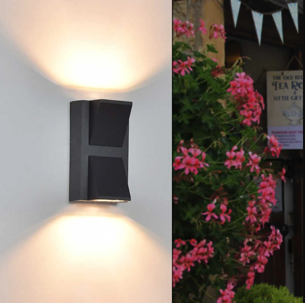 الألومنيوم الجدار مصباح مقاوم للماء في الهواء الطلق وحدة إضاءة LED جداريّة ضوء IP65 حديقة الإضاءة مصباح للشمعدان شرفة الديكور AC110V 220 فولت