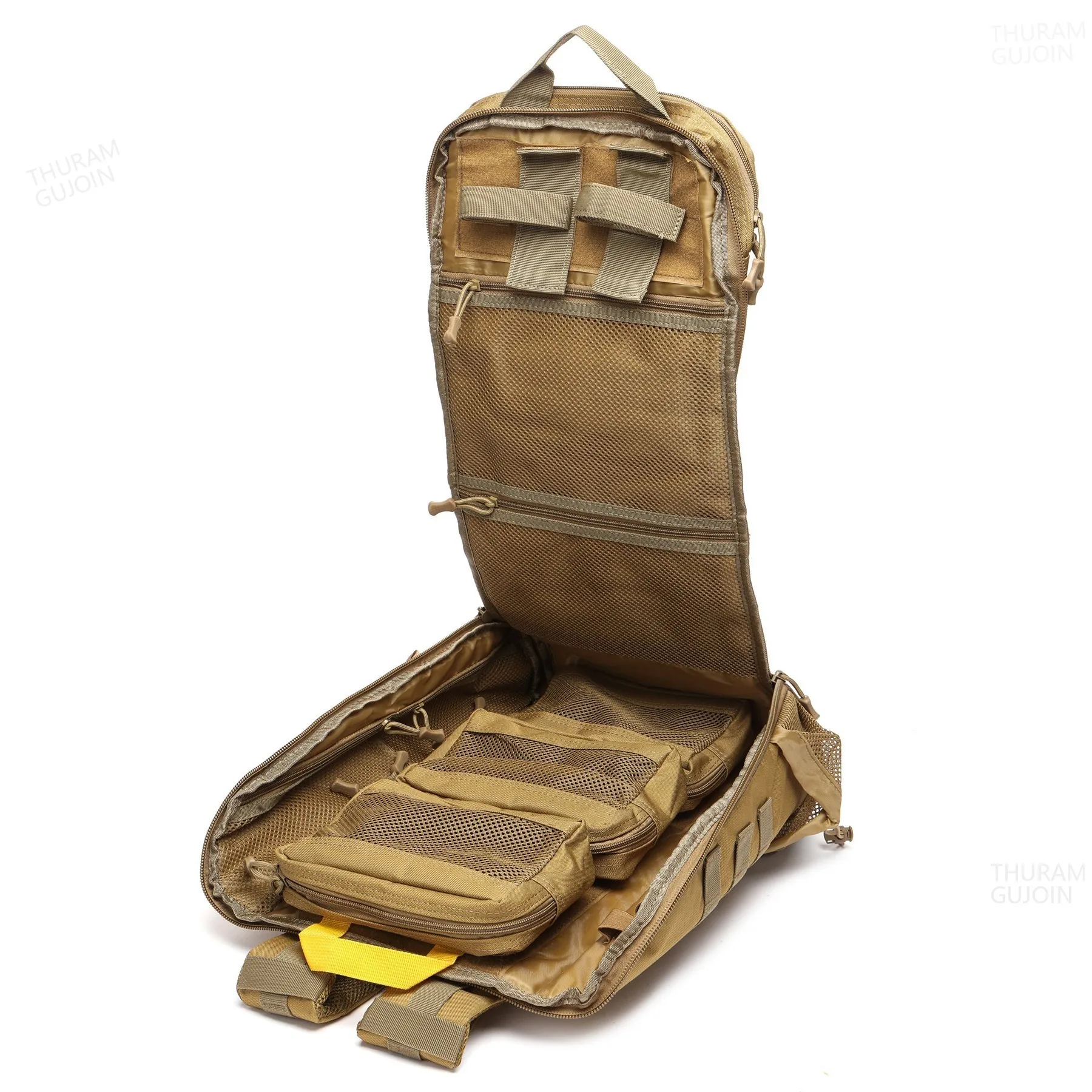 Erste-Hilfe-Set 40L Wasserdichter Taktischer Medizinischer Rucksack Erste-Hilfe-Tasche für Wandern Trekking Jagd Angeln Camping Outdoor-Sport – Detail 14