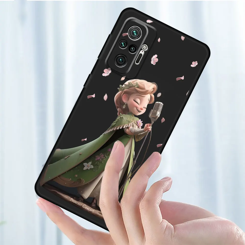 Disney Princess Jasmine Cover TPU Soft Case for Xiaomi Mi 11T 10T 12 12T Pro 11 Lite 5G A2 Lite 9 SE CC9 13 Ultra Note 10 9T