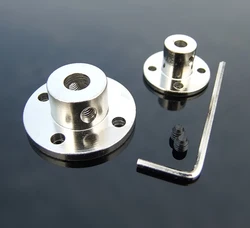 1Pcs Flange Rigid Motor Shaft Coupling 3/4/5/6/8-14mm Coupler Transmission Connector Sleeve Adapter For Boat Car Model Airplane