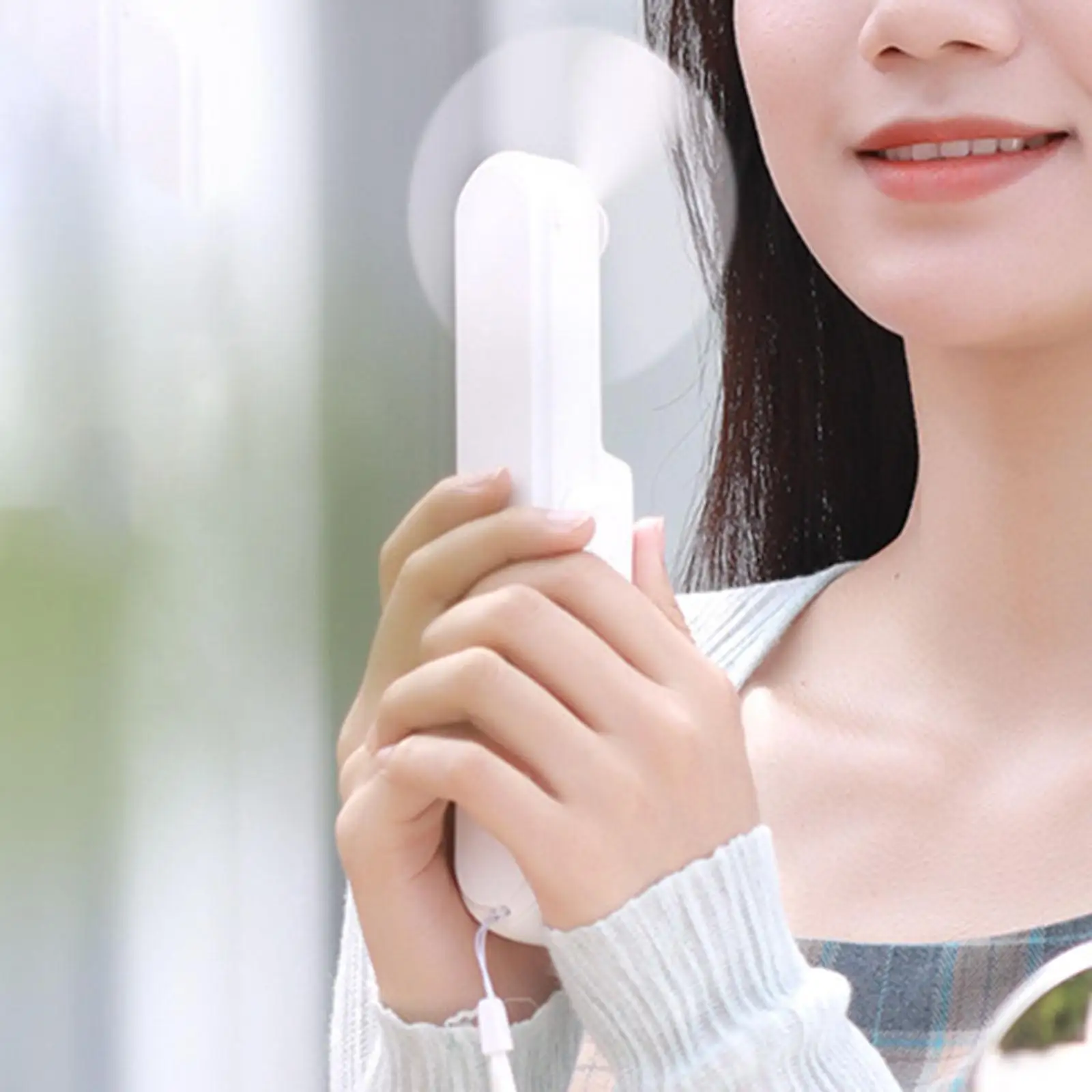 Handheld Mini Fan Easy to Use 3 in 1 Hand Fan for Indoor Outdoor Gifts Women