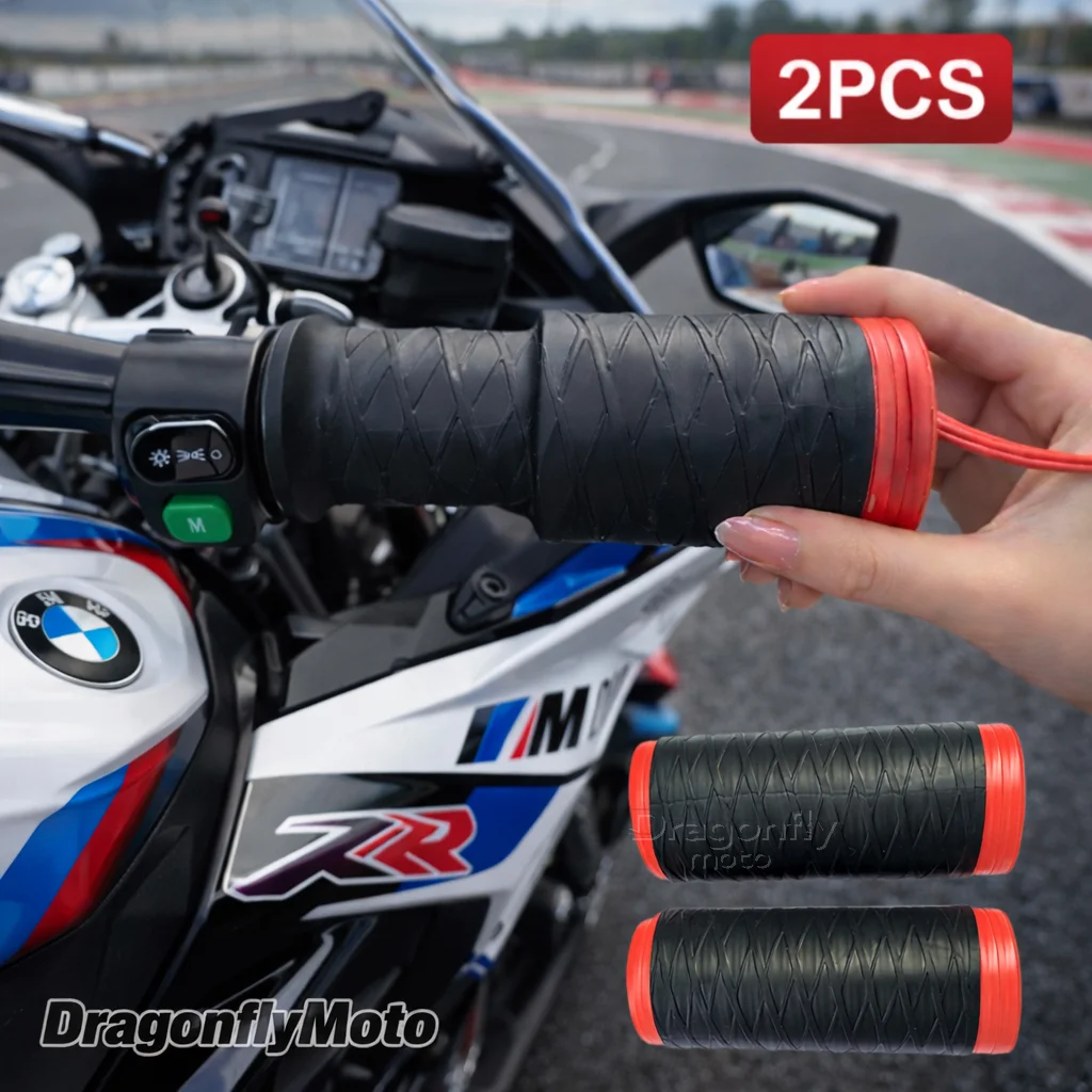 

Силиконовые чехлы на руль для мотоциклов BMW M1000RR M 1000 RR 2019-2025, самозатягивающиеся, нескользящие, накладки на рукоятки