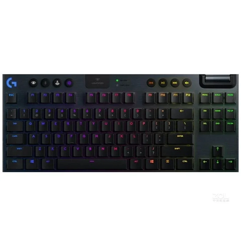 

(G) G913 TKL Bluetooth Wireless Wired Three-mode Mechanical Keyboard RGB backlit high axis no number keyboard