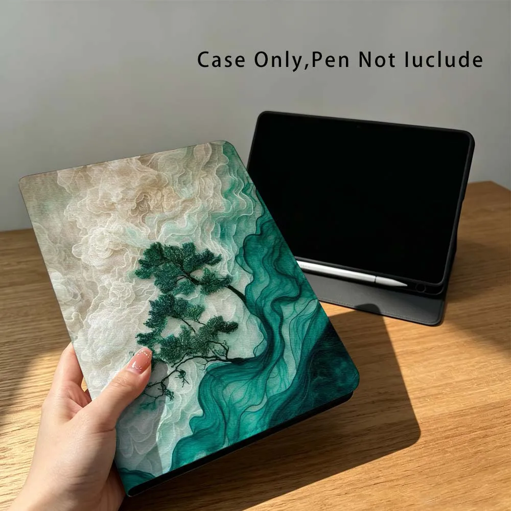 Blue Waterfall Mountain Fashion For Xiaomi Poco Redmi Pad 8 2 4 5 6 6S 7 7S SE Pro 14 11 11.2 12.1 12.5 Inch Tablet Case