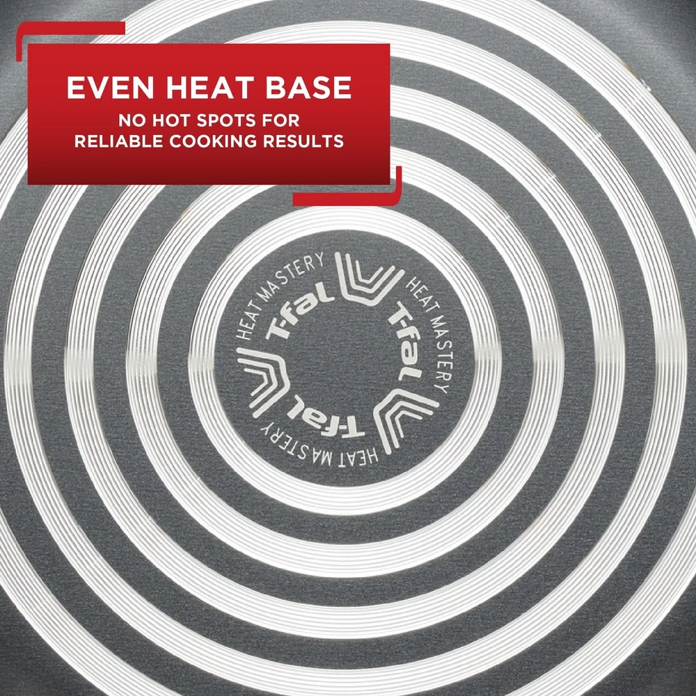 صينية أواني طهي غير لاصقة سهلة العناية مقاس 11 بوصة مع مؤشر حرارة داخلي احترافي ومقبض مريح وآمن للاستخدام في غسالة الأطباق ومتعدد الاستخدام #5