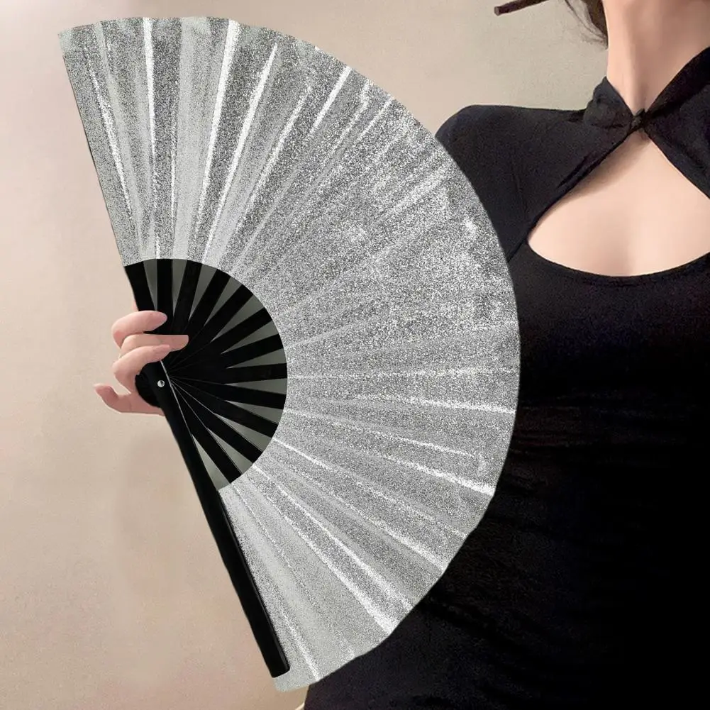 Stylish Handheld Fan Portable Folding Handheld Fan for Home Travel Performance Lightweight Fan for Decoration Rave for Outdoor