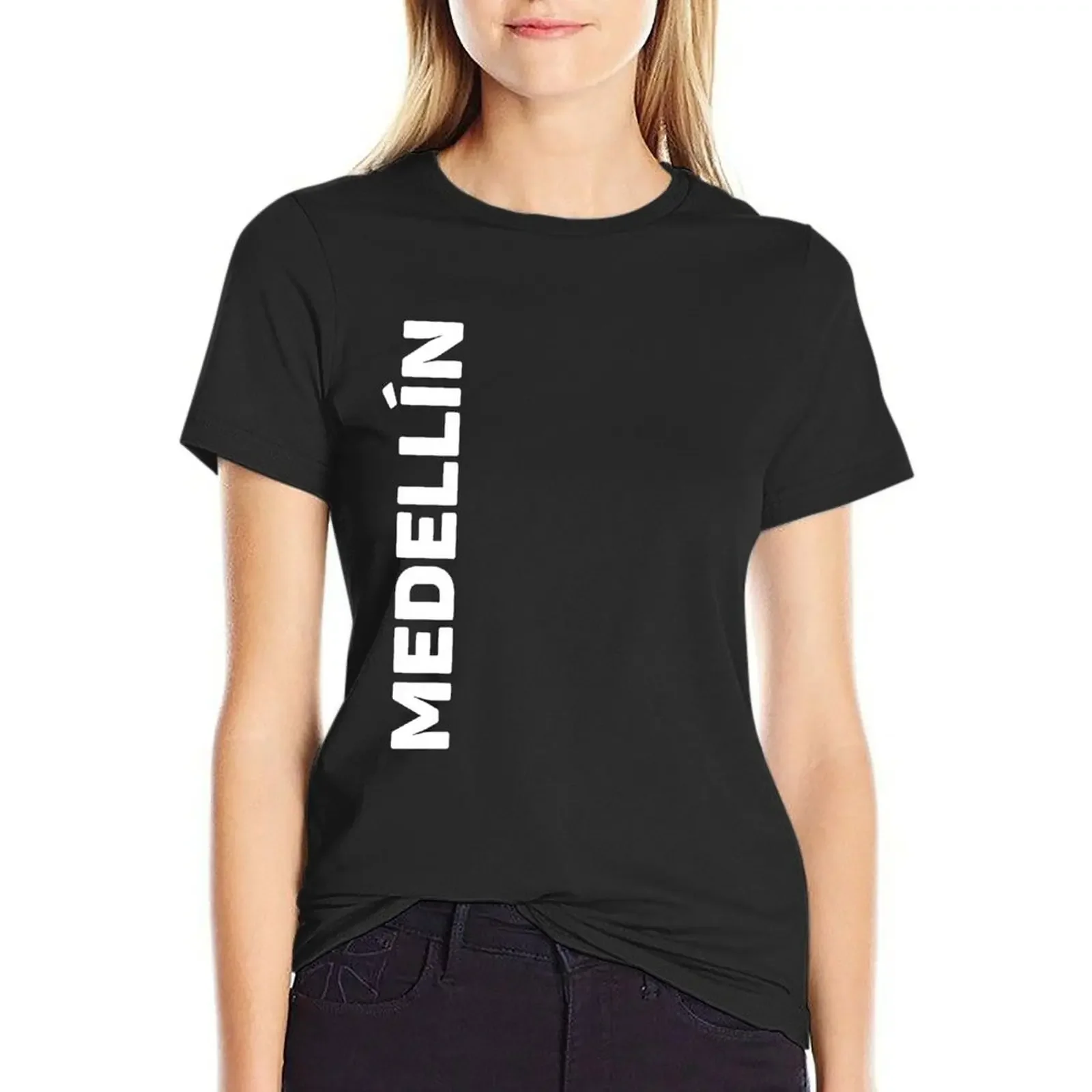 

Medellin T-Shirt plus sizes aesthetic clothes summer tops Woman fashion