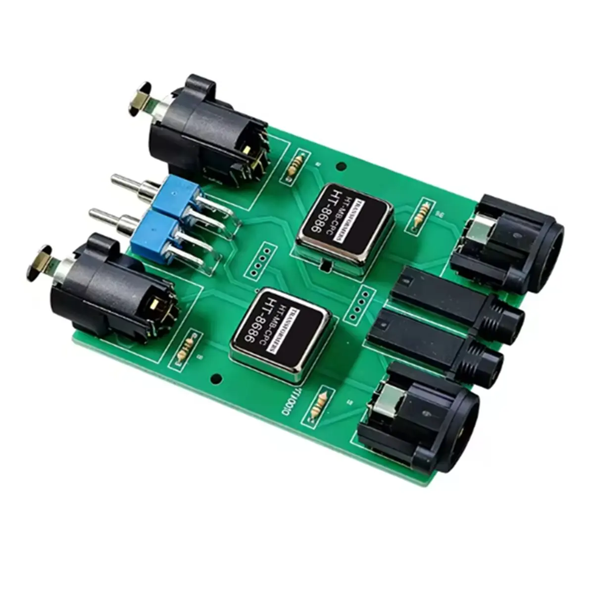 Audio Isolator Noise Reduction DI Ground Box 6.35 to Cannon Stereo Electric Guitar Sound Card Show Noise Eliminatio