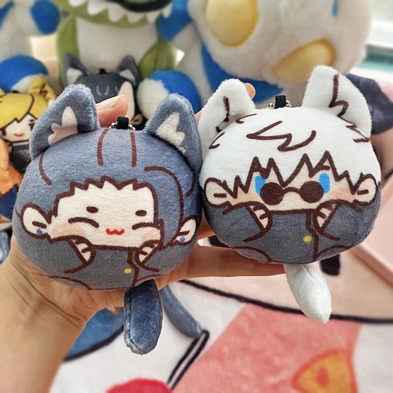 Snuffelige pop en ys Anime Jujutsu Line Gojou Getou Yuuji Nanami Ryomen Sukuna ka r en geluid piepende pluche machine ds knedel hanger en y