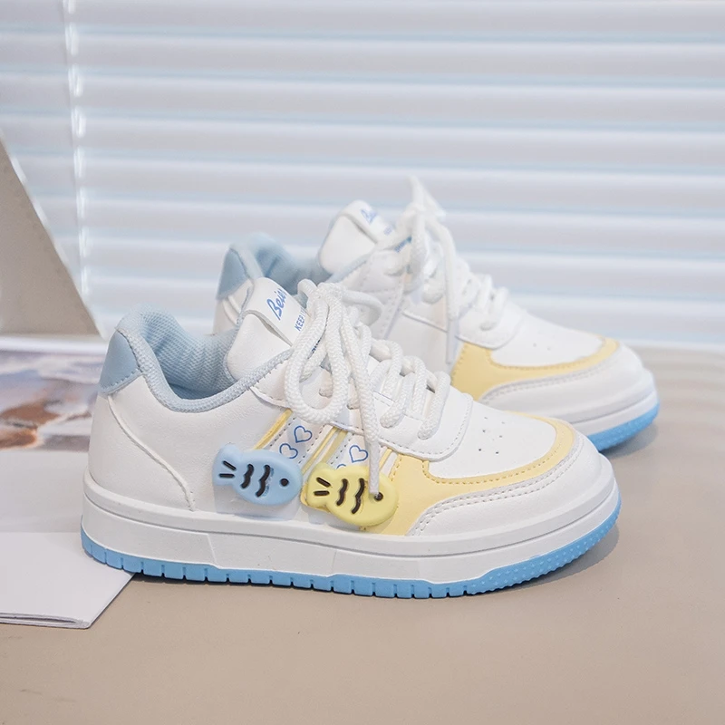 

2025 Children Casual Shoes for Girls Autumn New Fashion Korean Style Soft Bottom Anti-slippery Lightweight Sweet Outside Sneaker