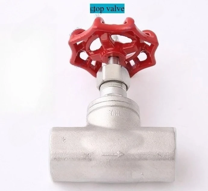 3 ชิ้นสแตนเลสสตีลกลอว์วาล์ว J11W 304/201/316 เกลียวเกลียวภายในวาล์ว 1/2"3/4" DN15-100