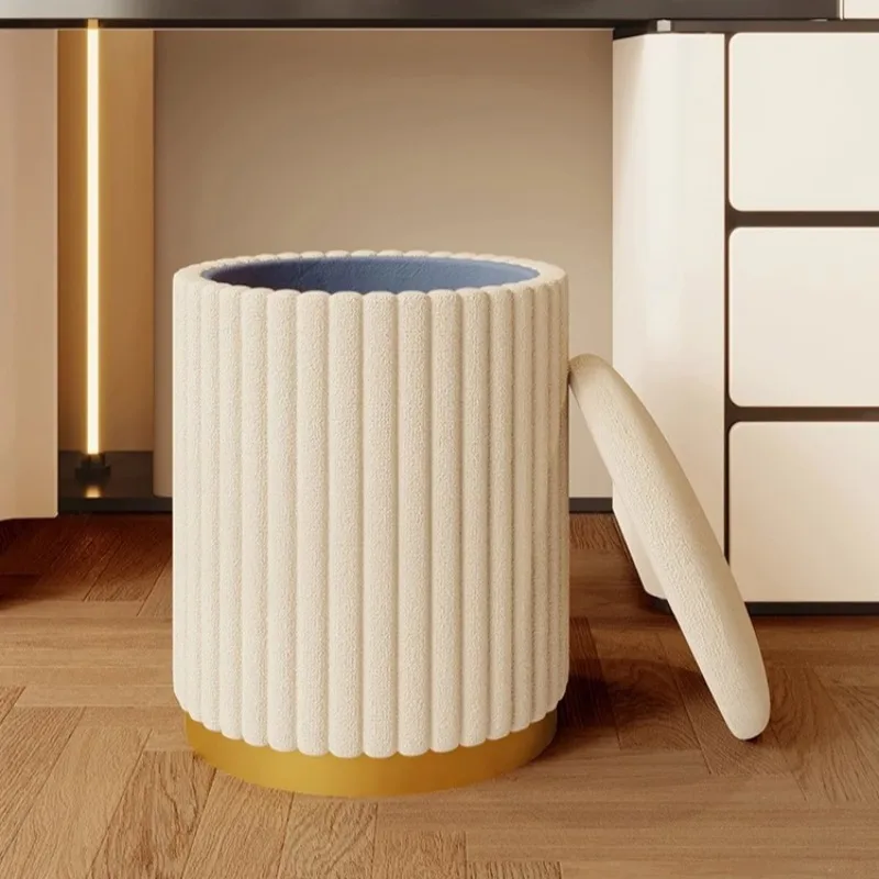 تخزين ماكياج البراز غرفة المعيشة الفاخرة 1 شخص البراز الشمال مدخل قاعة العثمانيين الحديثة إكسسوارات ديكور منزلي #2