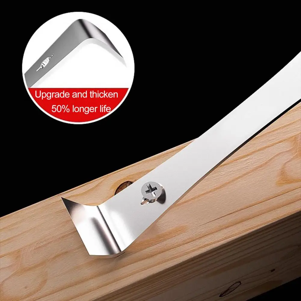 Pry Bar Scraper Set Stainless Steel Pry Bar Scraper Nail Puller Tool Multifunctional Trim Puller Set for Prying Scraping