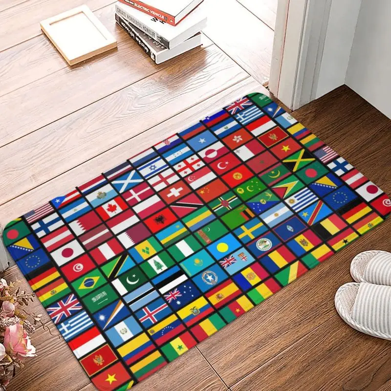 More Then 90 Flags Of The Countries Of The World Front Door Floor Entrance Mat Outdoor Bathroom Doormat Living Room Carpet Rug