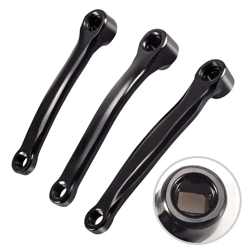 Brazo de manivela totalmente sólido para bicicleta de montaña, 170mm/165mm/152mm, cadena de rombos de diamante, Pedal de manivela, accesorios de biela
