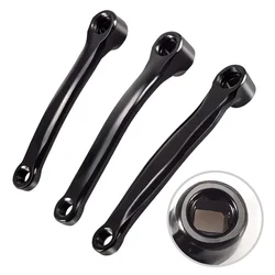 Bicycle Full Solid Crank Arm Mountain Bike 170mm/165mm/152mm Diamond Rhombus Chain Crank Pedal Connecting Rod Accessories