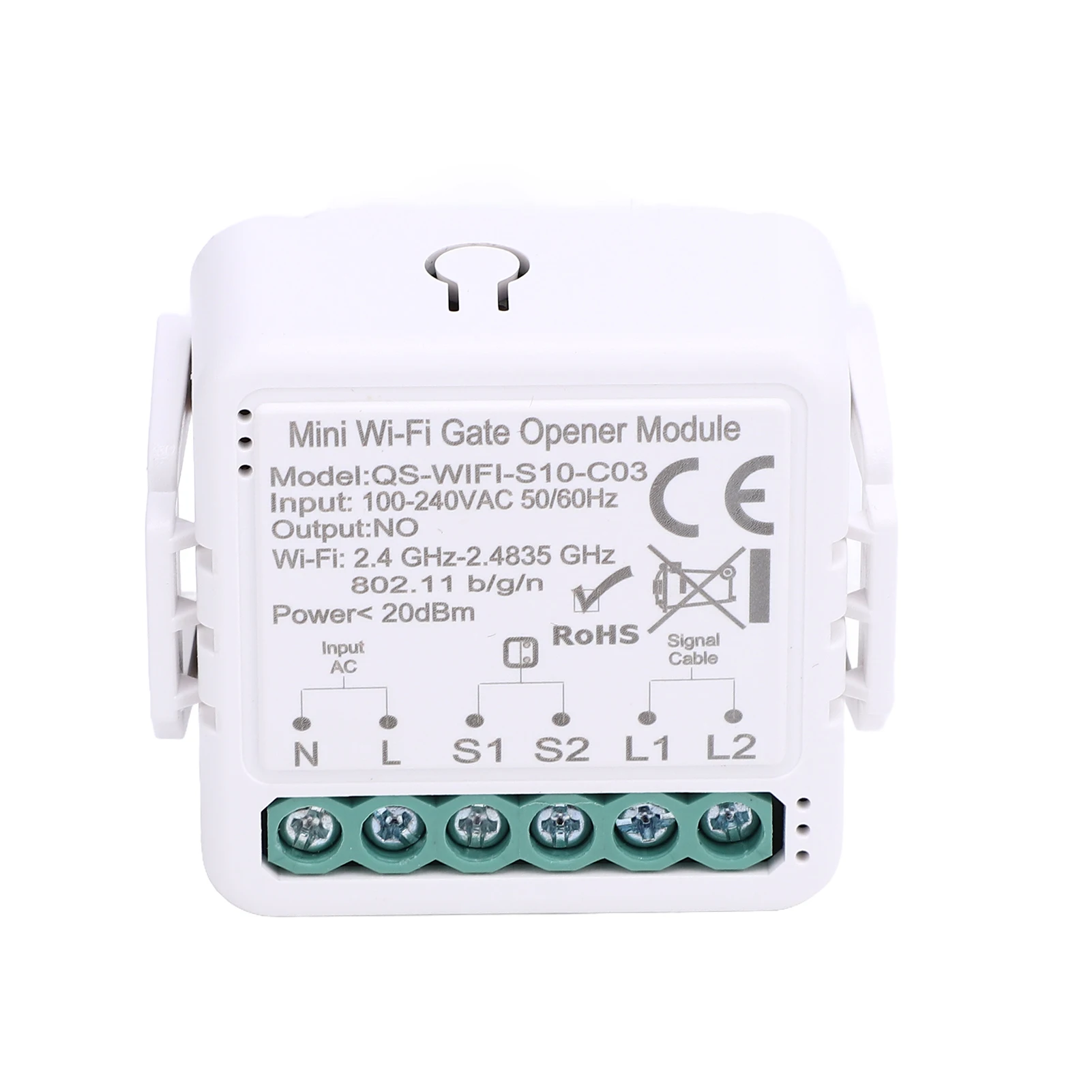 Smart Wi-Fi Garage Door Opener Module Tuya APP Voice Control Compatible with Google Home Remote Control Timer Function Device Sh