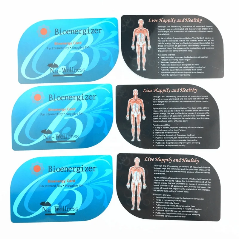 Custom.CAMAZ Bioenergizer ไอออนลบ Terahertz Energy Card แร่อินฟราเรดไกล 3000cc Healthy