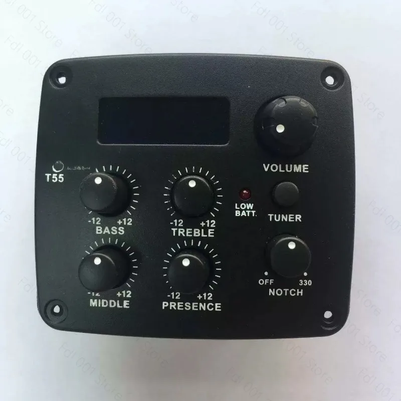 for B-Band T55 Acoustic Guitar Pickups EQ Guitar Accessories Pickup Electric Tuner Playing Board Guitar Parts
