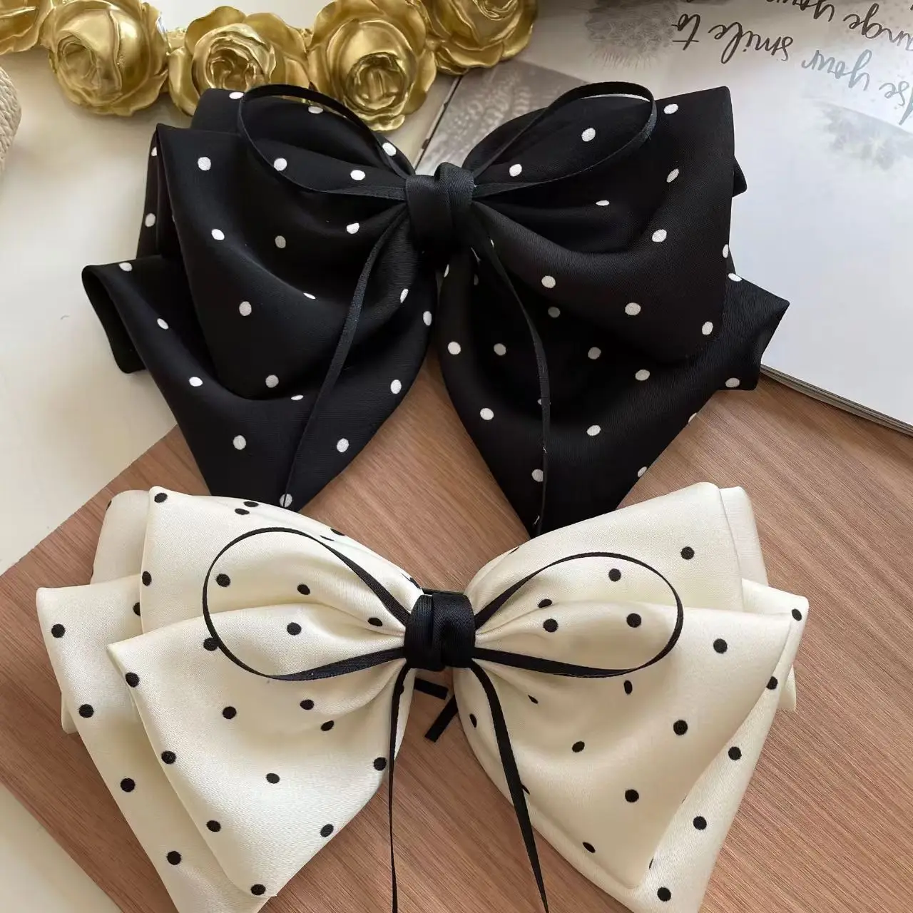 Polka Dot Big Bow H… - image