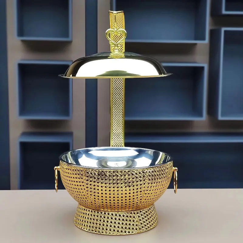 

New Party Wedding Fancy Hanging Gold 8L Chafing Dishes Buffet Set Food Warmer