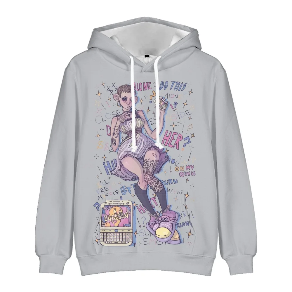 Lil Bo Weep-Hoodie unissex de manga comprida, moletom masculino, moletom feminino, descanso com estrela quente em paz, roupas jovens, tamanho grande