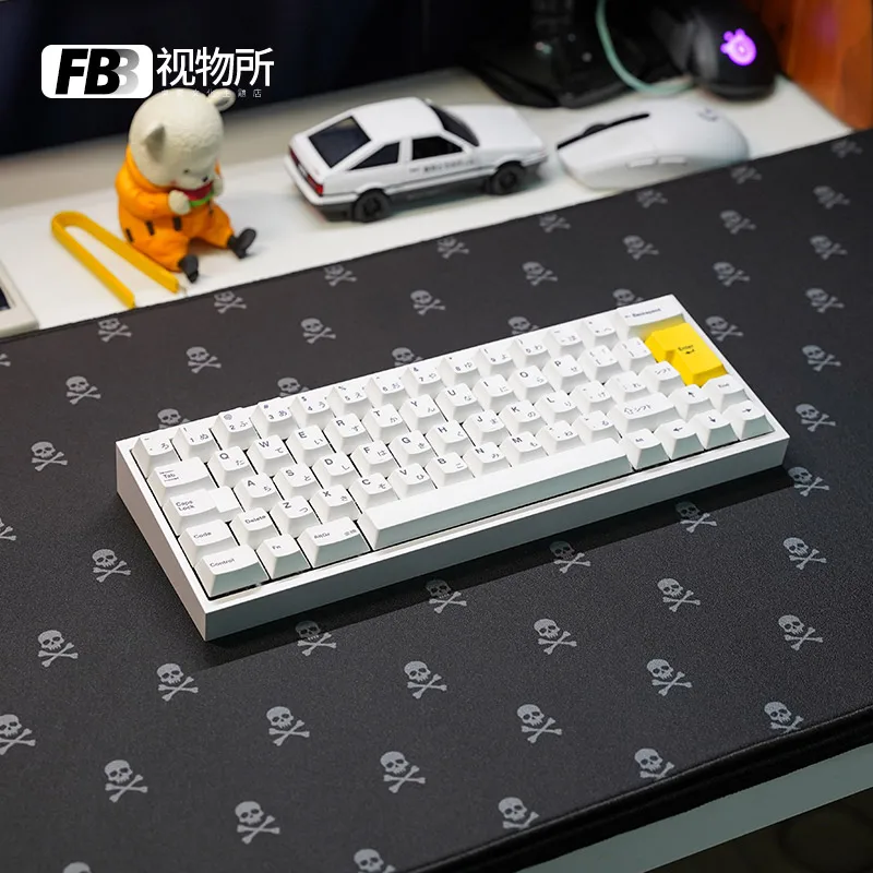 FBB Mousepad Skull Pattern Office Desk Protector Mat Desktop Keyboard Desk Pad Gaming Mousepads Non-Slip Large Size 400x900x4mm