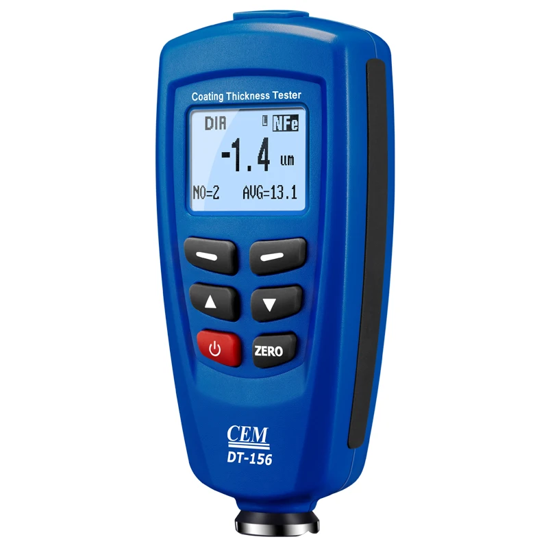 2026 hot 2026  CEM DT-156 Dual Magnetic 1250um Eddy Current Micron Coating Thickness Gauge Meter Tester 0.1um Resolution 3% Accu
