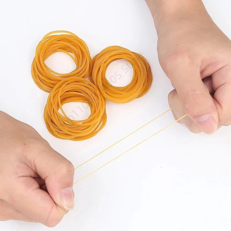 100 قطعة مشابك مرنة أربطة مطاطية مرنة قوية لطلاب المكاتب المنزلية لوازم مكتبية مدرسية حلقة مطاطية #2