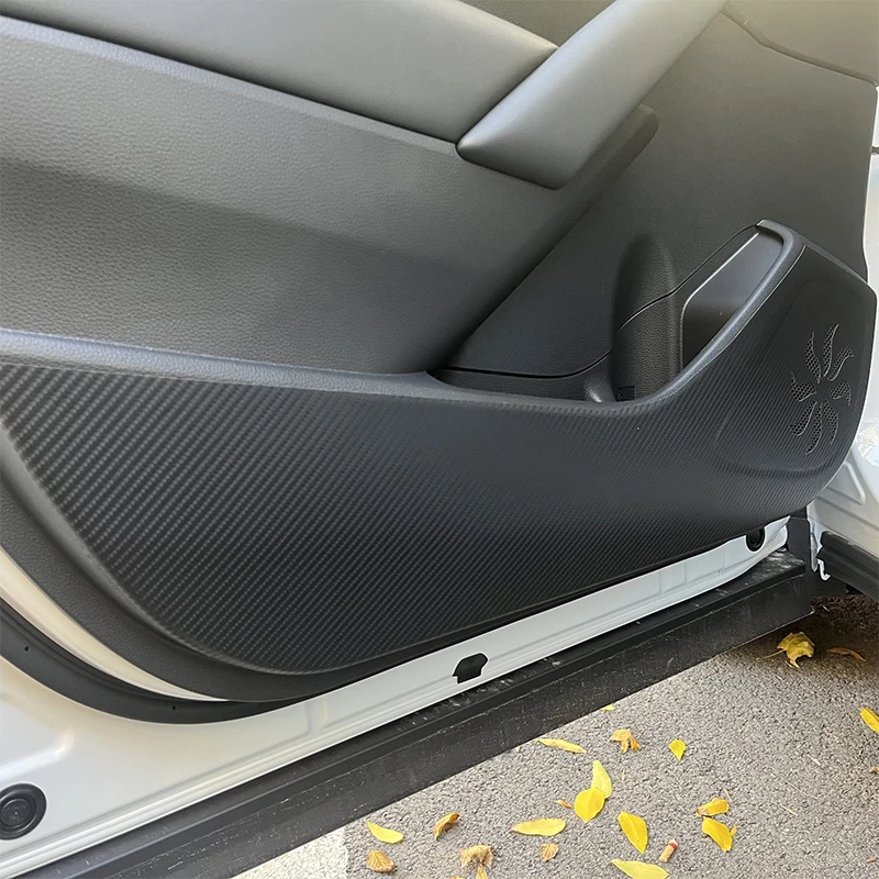 

For Toyota Corolla Cross XG10 2021-2024 2025 PU Leather Car Door Anti Kick Pad Protection Stickers Cover Protector Trim Film