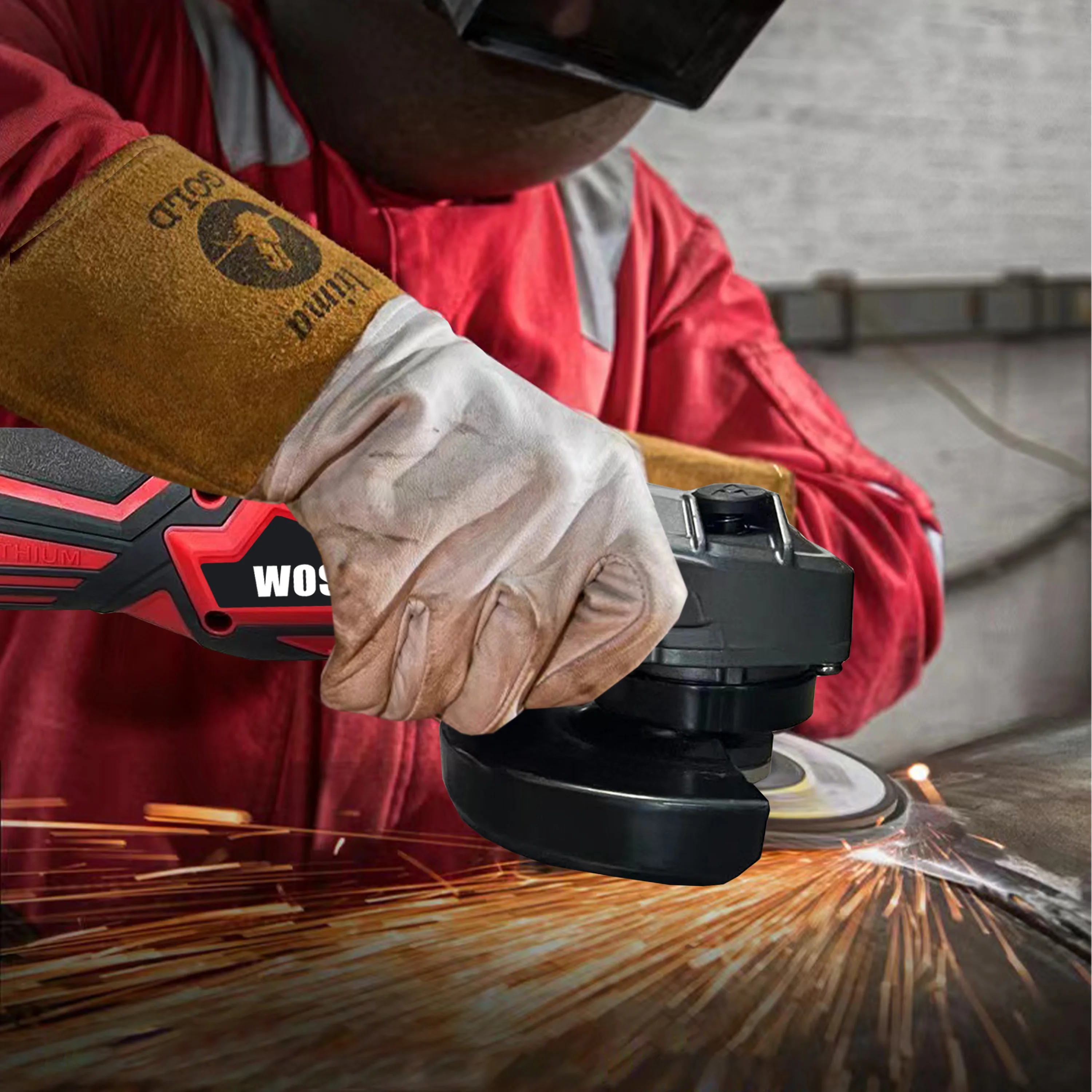 WOSAI 20v Lithium Battery Angle Grinder Battery Powered Tool