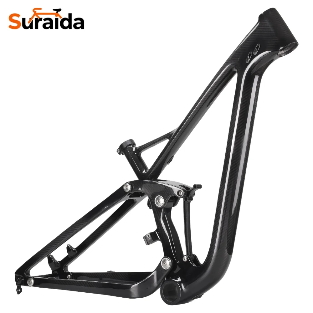 Suraida 2026 T1000 NEW 29er carbon MTb Bicycle  frame 3K Twill carbon Full Suspension Mountain Bike Frame  Custom Painting