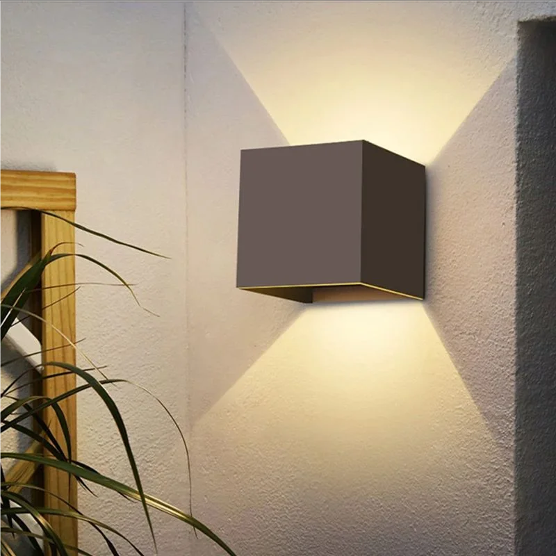Multiple Colors Styles Modern Simple Not Waterproof Indoor/Outdoor Plastic Wall Lamp Adjustable Lighting for Living Room Hallway