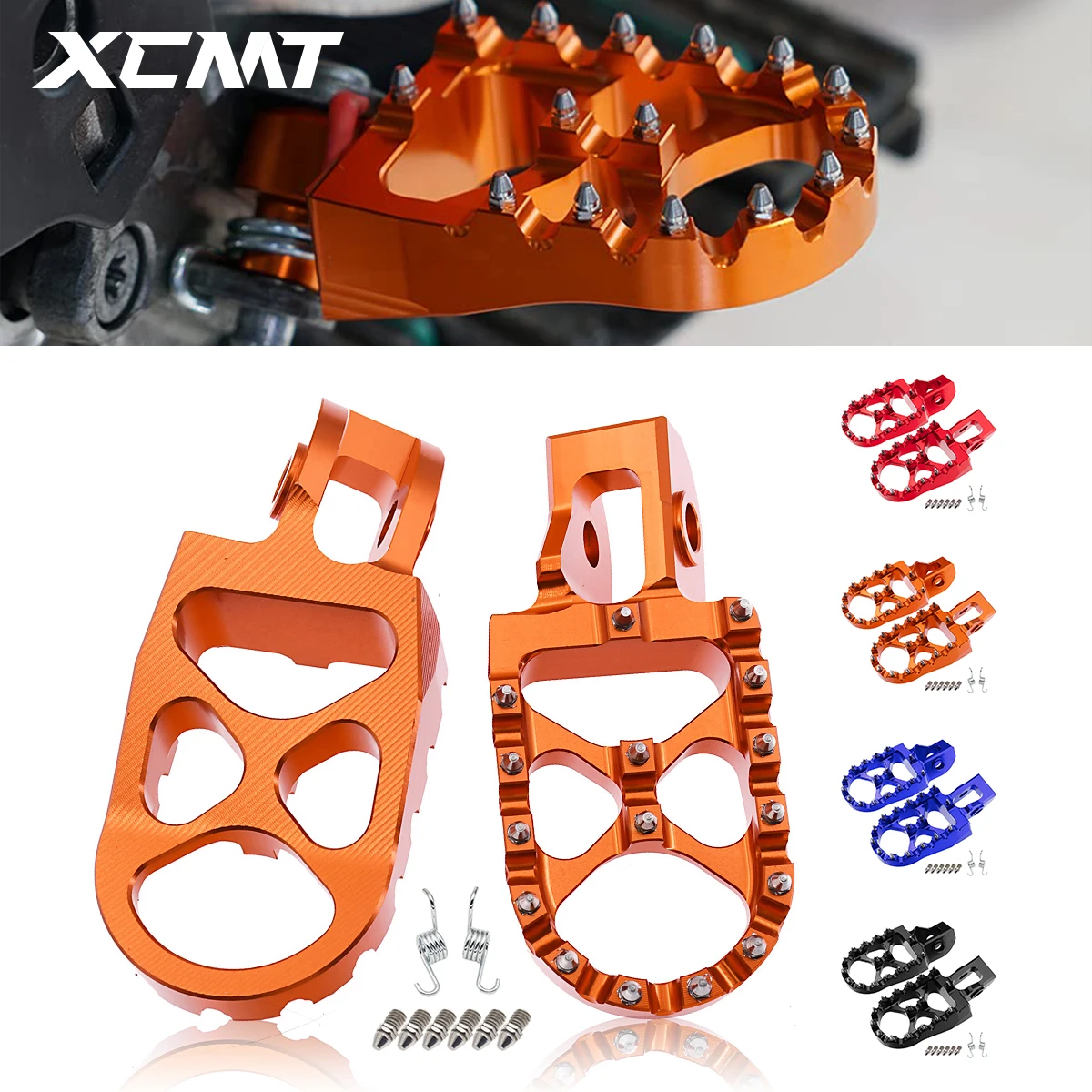 

Motorcycle CNC Foot Pegs Footpeg Pedals FootRest For KTM XC XCF SX SXF EXC EXCF XCW XCFW 125 150 250 300 350 450 500 2017-2023