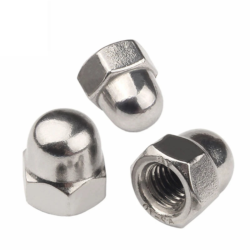 10pcs/lot Acorn Cap Nut M3 M4 M5 M6 M8 M10 M12 M14 M16 M18 A2-70 Stainless Steel Decorator Cap Nuts Caps Covers