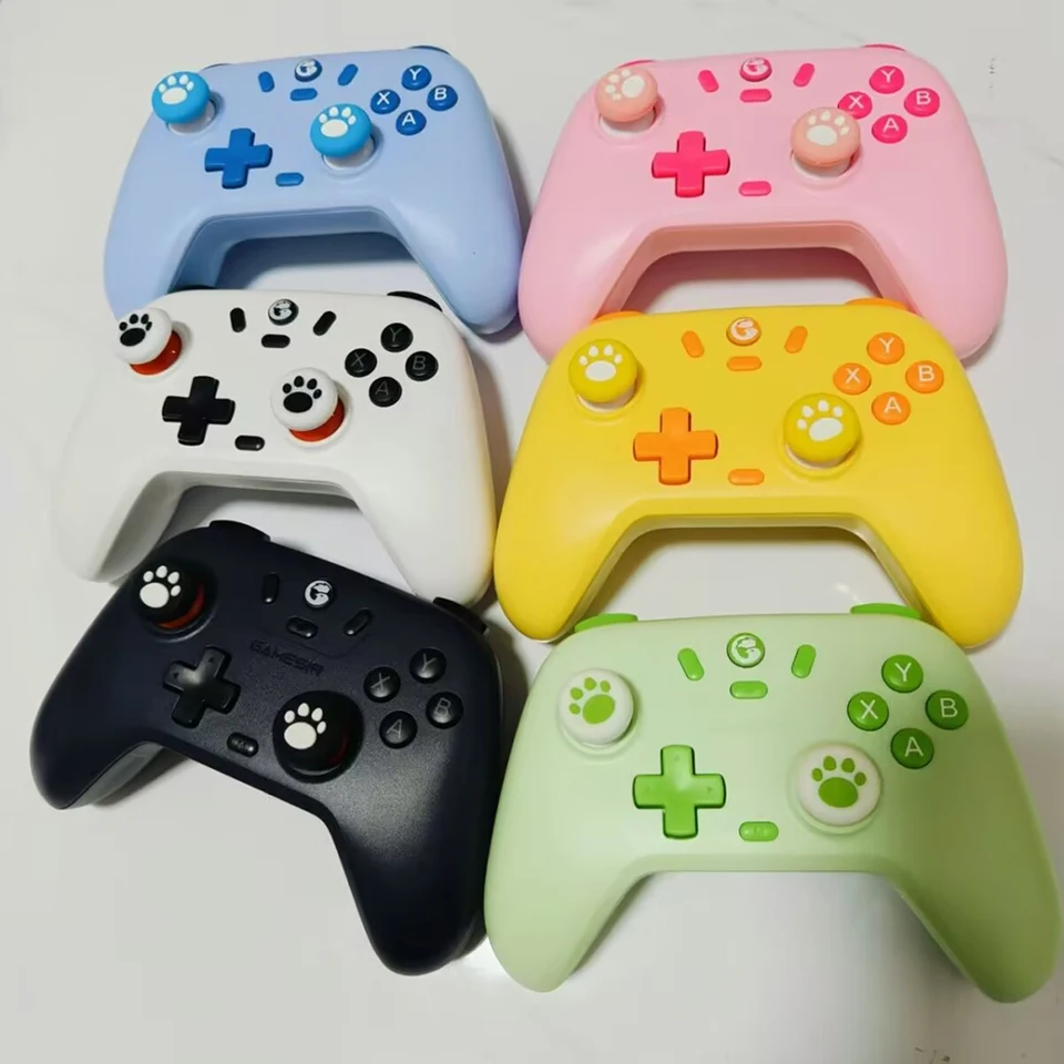 2 piezas Fundas de Silicona Suave para Joystick de Controlador Gamesir T4 Nova Lite, Accesorios de Protección 4