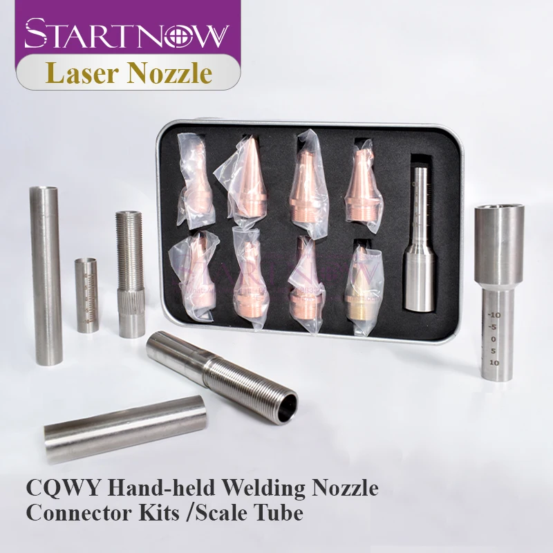 Startnow Hand-held Welding Nozzle Scale Tube For WSX CQWY HW QILIN Fiber Laser Mental Cutting Head Nozzle Connector Kits