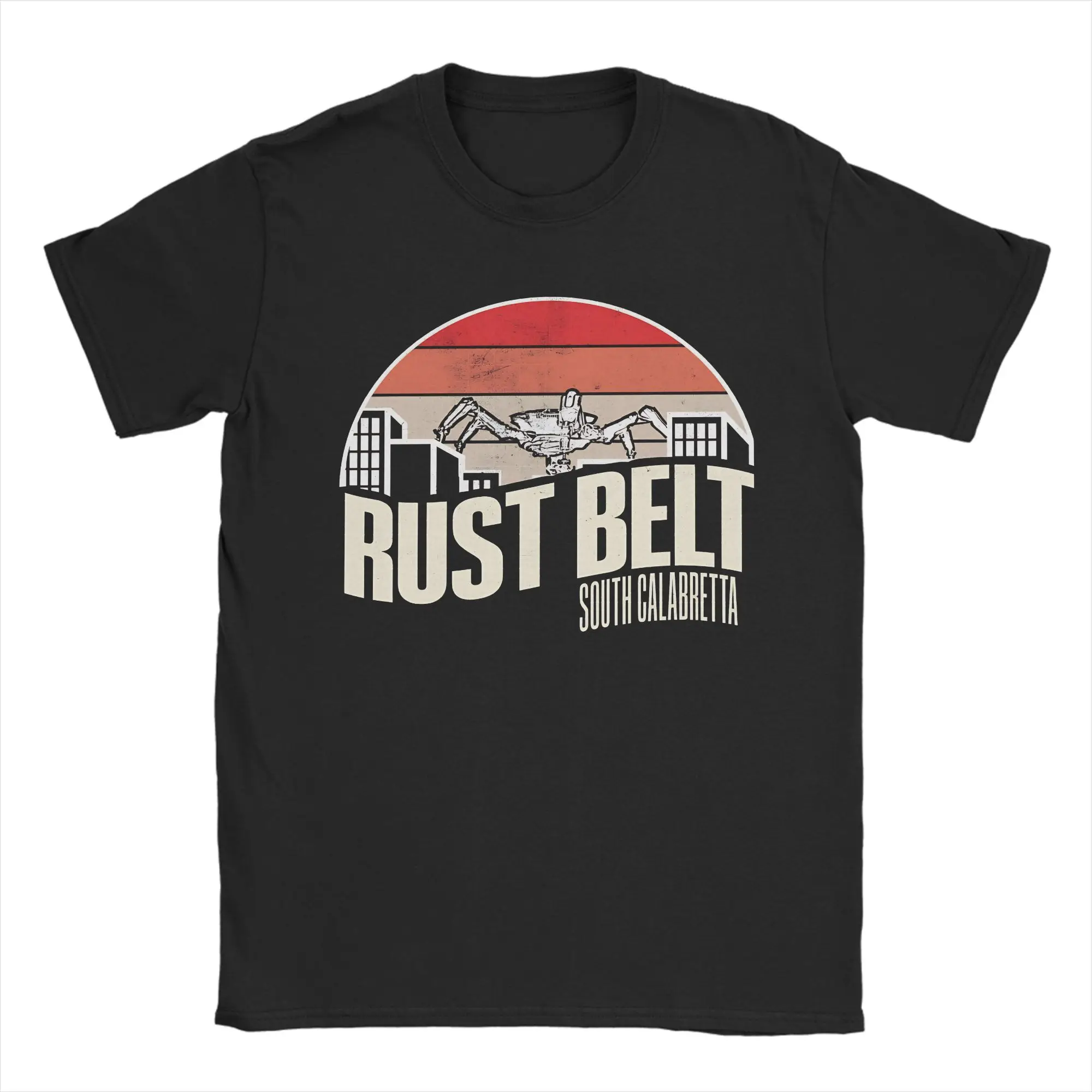 Rust Belt Raiders Industrial Arc T-Shirt Men  Novelty Pure Cotton Tees O Neck Short Sleeve T Shirts Gift Idea Clothing