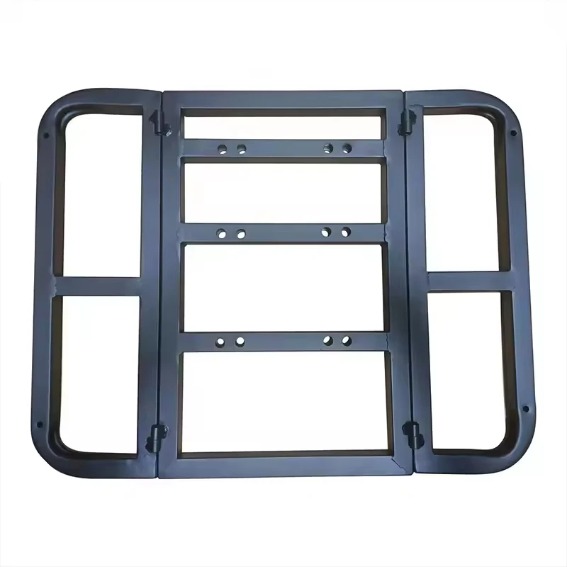 Motorcycle Foldable Rear Rack Bike Scooter Rear Motorbike Luggage Rack Fixed Shelves Can Accommodate Takeaway Box And Pet